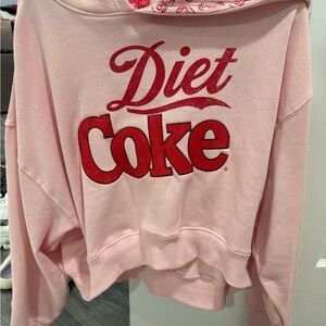 Coca Cola Pink and Red Diet Coke Hoodie